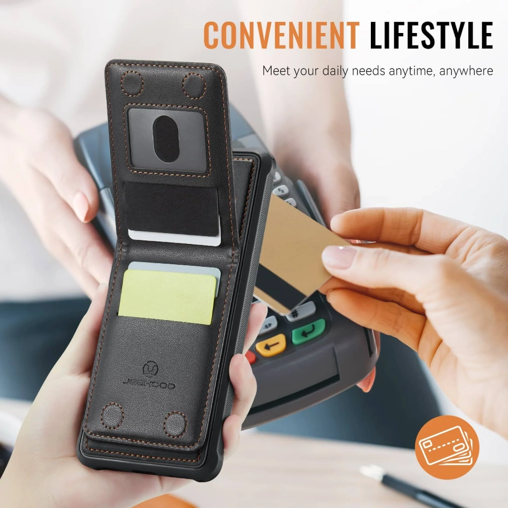 Magnetic 2 in 1 Detachable for Samsung Galaxy S25 Edge S25 FE S24 S23 S22 S21 S20 Ultra Wallet Case with Card Holder Kickstand