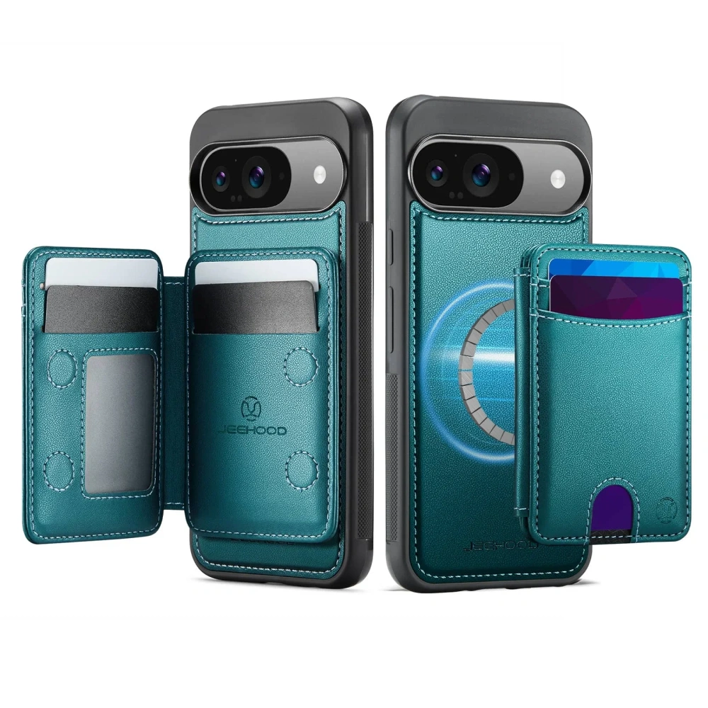 For Google Pixel 10 9 Pro XL 9A 10 9 Case Wallet with Magnetic, RFID Blocking Card Holder 2 in 1 Detachable Kickstand Shockproof