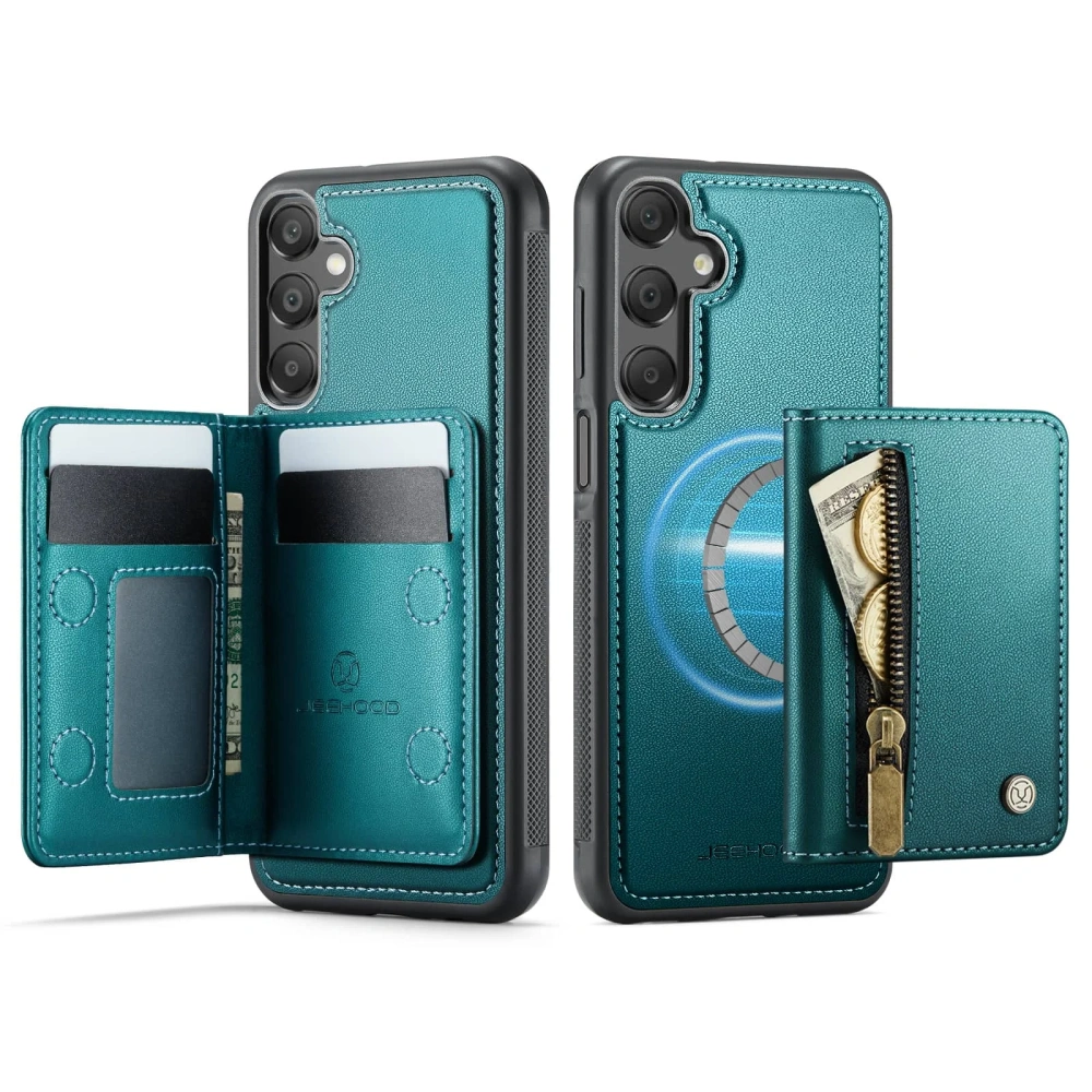 Case for Samsung Galaxy A56 A55 A53 A52 A36 A35 A26 A25 A17 A16 A15 Wallet Case, Detachable Magnetic RFID Blocking Card Holder