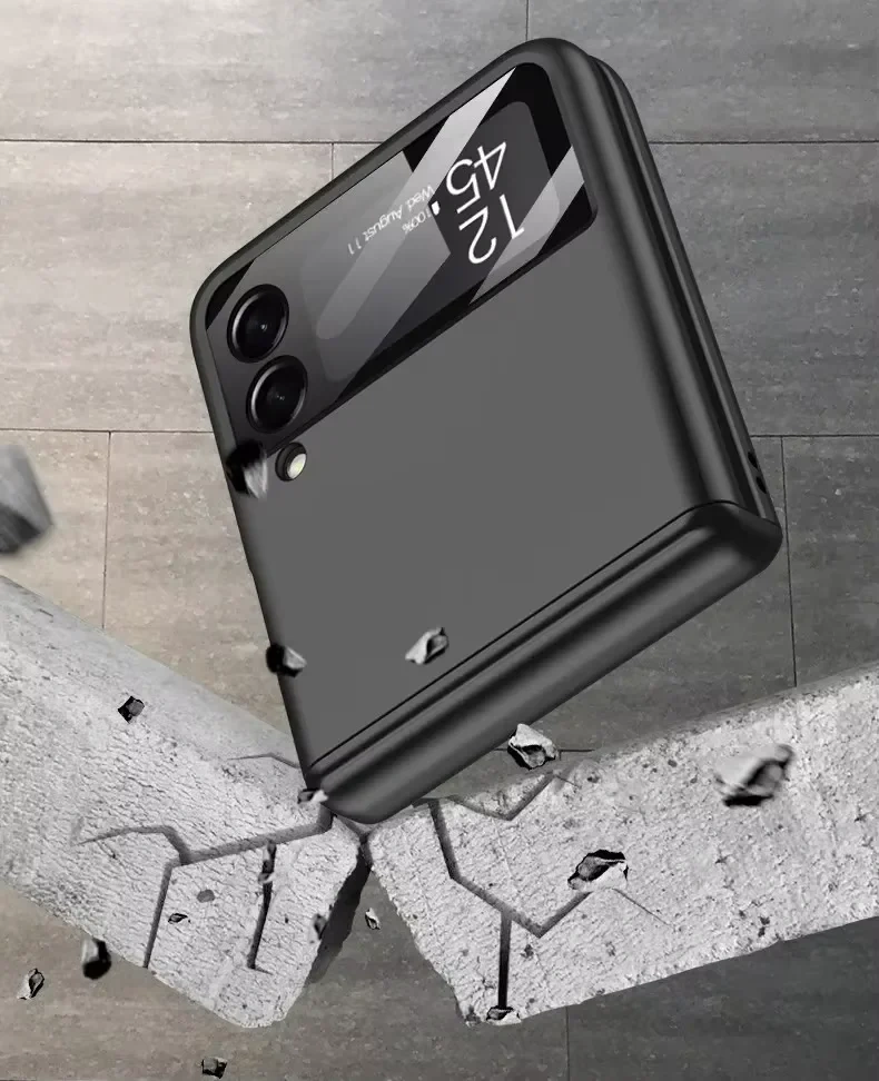 Z Flip 7 Flip5 Flip6 Magnetic Case For Samsung Galaxy Z Flip 7 6 5 4 3 Full Protection Hinge Luxury Cover Shell Camera Glass on