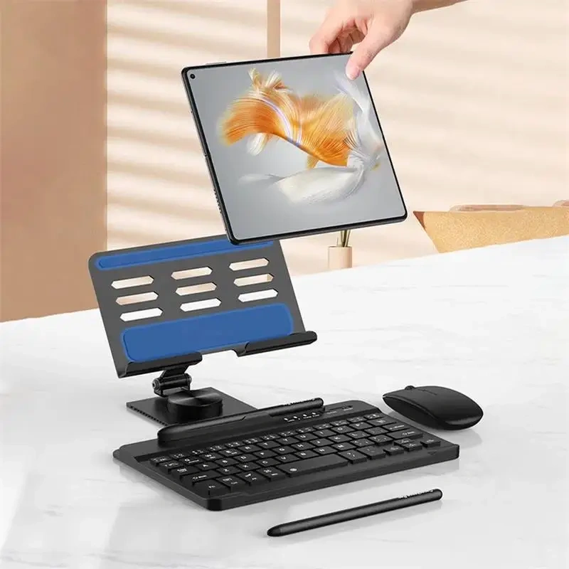 GKK Tablet Folding Stand Wireless Keyboard Set for Huawei Mate Xs 2 X2 X3 Magnetic Keyboard Bracket Mouse Pen for Huawei Mate X5