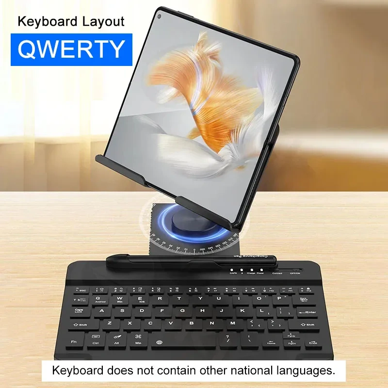 GKK Tablet Folding Stand Wireless Keyboard Set for Huawei Mate Xs 2 X2 X3 Magnetic Keyboard Bracket Mouse Pen for Huawei Mate X5