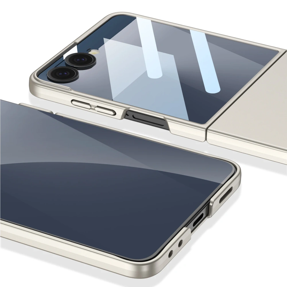 GKK Original Case for Samsung Galaxy Z Flip 7 6 5 Ultra-thin Outer Screen Glass Protective Plastic Cover for Galaxy Z Flip7 Case