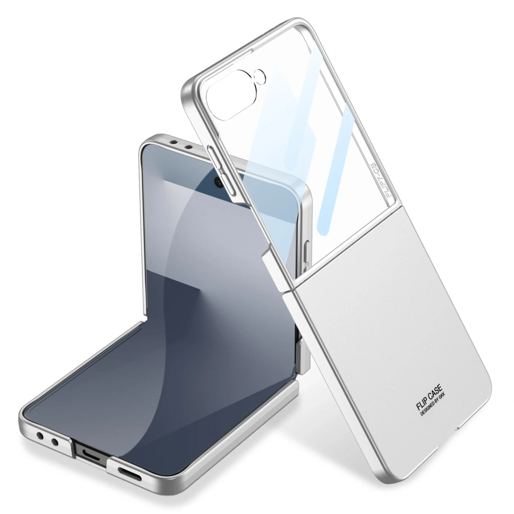 GKK Original Case for Samsung Galaxy Z Flip 7 6 5 Ultra-thin Outer Screen Glass Protective Plastic Cover for Galaxy Z Flip7 Case