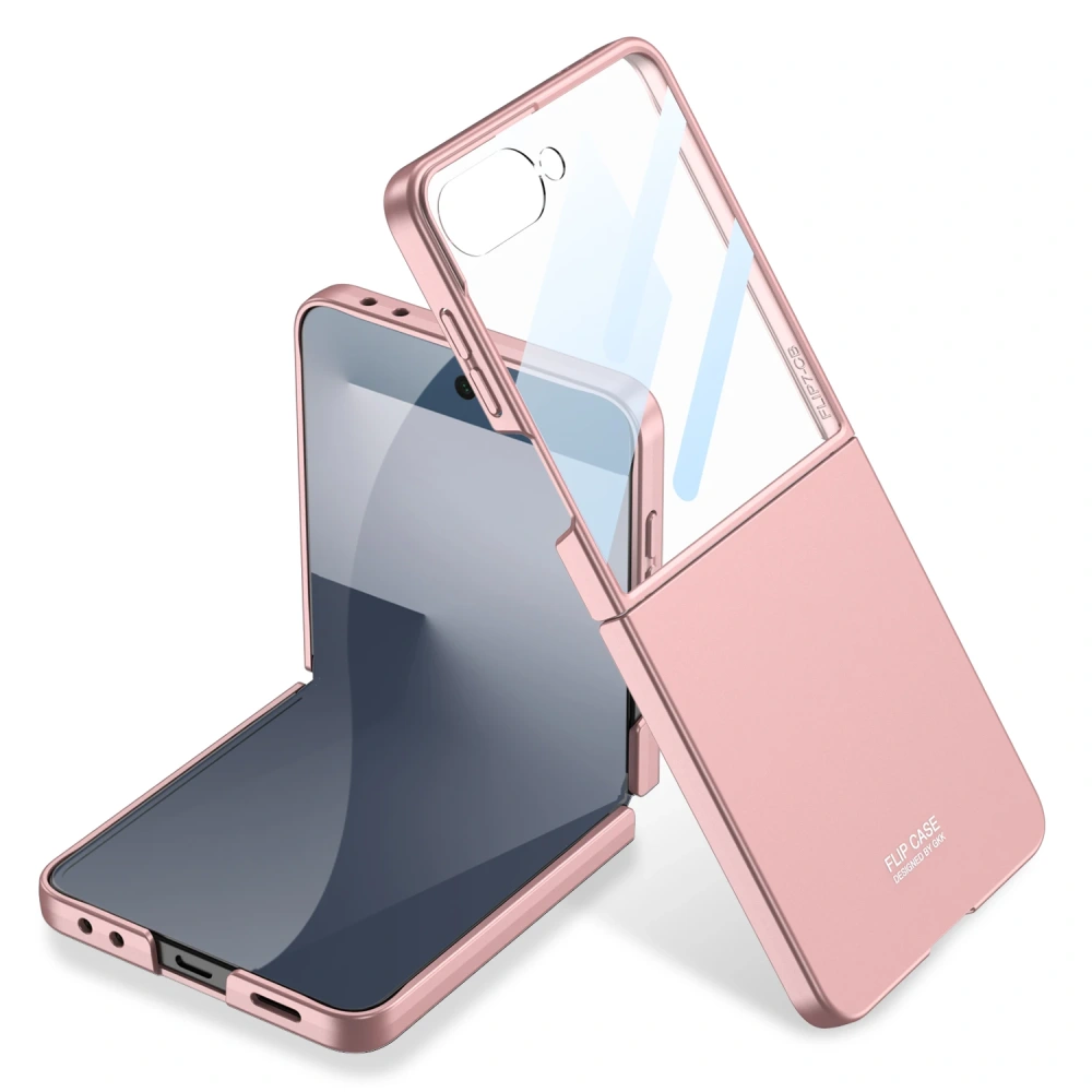 GKK Original Case for Samsung Galaxy Z Flip 7 6 5 Ultra-thin Outer Screen Glass Protective Plastic Cover for Galaxy Z Flip7 Case