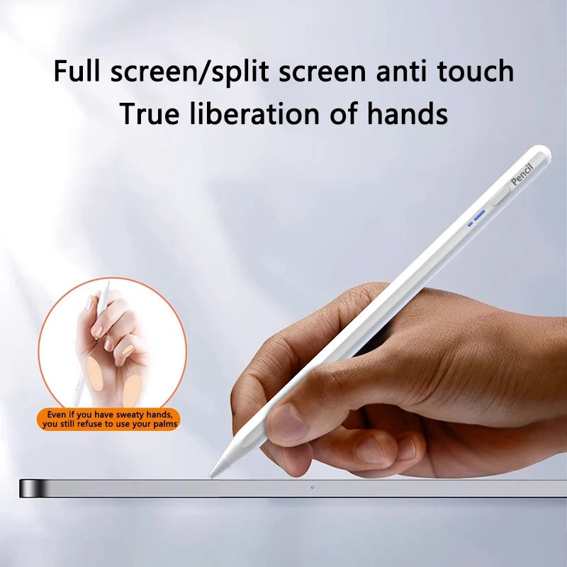 Tablet Stylus for iPad Air 11 2025 Capacitive pen for iPad 10th Gen. Palm Rejection 2nd Pencil for iPad Air M3 M4 Pro 2020-2024