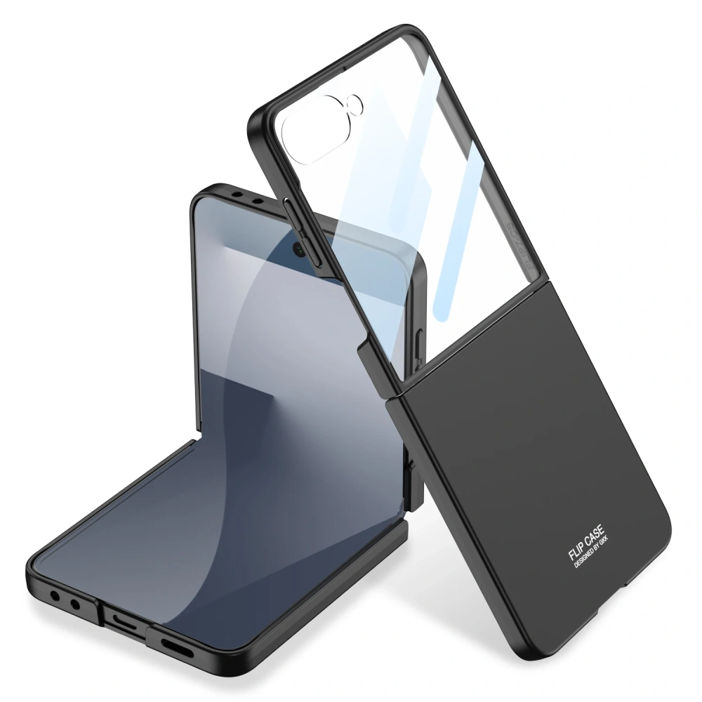 GKK Original Case for Samsung Galaxy Z Flip 7 6 5 Ultra-thin Outer Screen Glass Protective Plastic Cover for Galaxy Z Flip7 Case