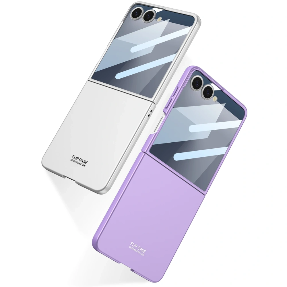 GKK Original Case for Samsung Galaxy Z Flip 7 6 5 Ultra-thin Outer Screen Glass Protective Plastic Cover for Galaxy Z Flip7 Case