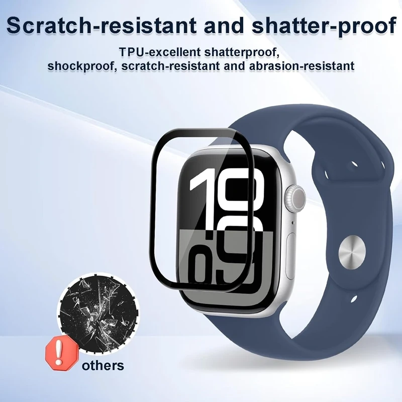 Protector Film For Apple Watch 46mm 45mm 44mm 38 41 42 40mm 49mm Curved Screen Protectors iwatch series Ultra 11 10 9 8 7 SE 6 5