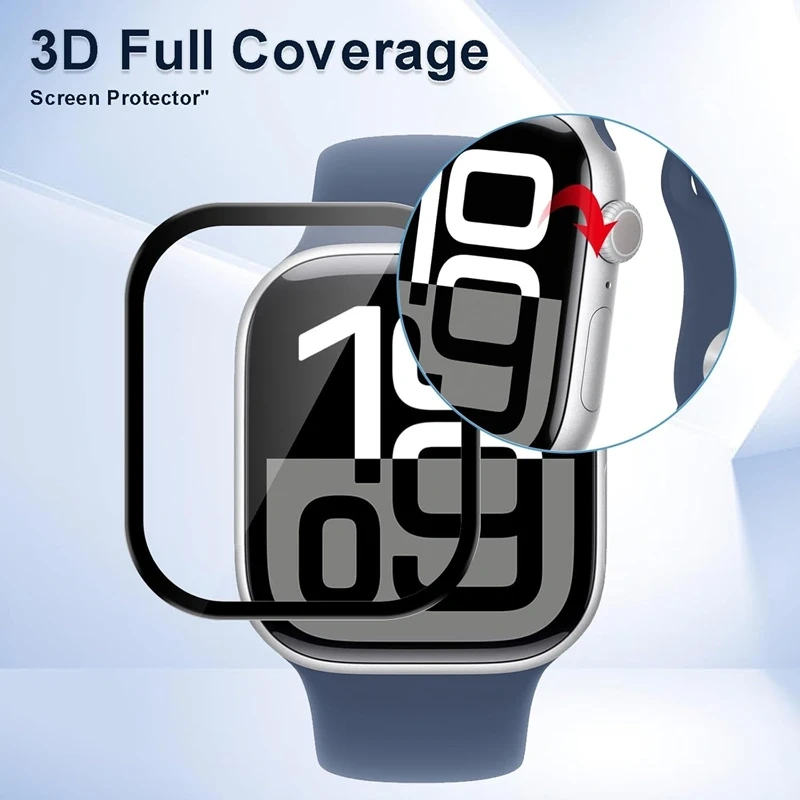 Protector Film For Apple Watch 46mm 45mm 44mm 38 41 42 40mm 49mm Curved Screen Protectors iwatch series Ultra 11 10 9 8 7 SE 6 5