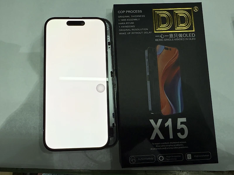 AAAAA DD Oled For iPhone 16 Pro Max 11 12 13 14 15 Plus NO IC Display 3D Touch Screen 12 13 Mini 16E LCD Replacement FHD Amoled