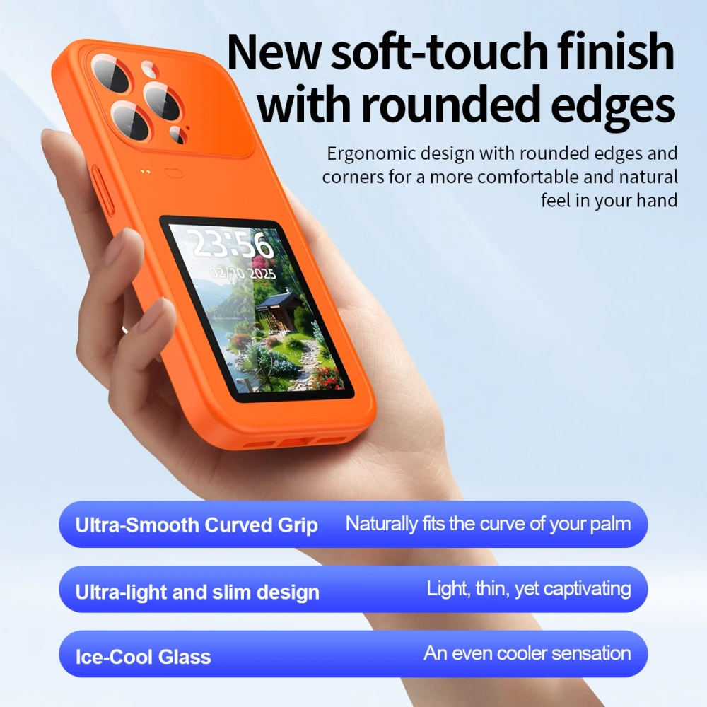 Dynamic phone case, photo transfer, video playback, touch screen, multifunctional Bluetooth phone cover for iPhon