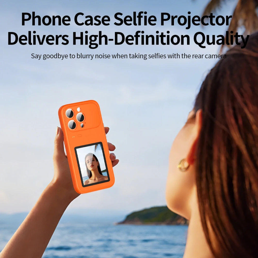 Dynamic phone case, photo transfer, video playback, touch screen, multifunctional Bluetooth phone cover for iPhon
