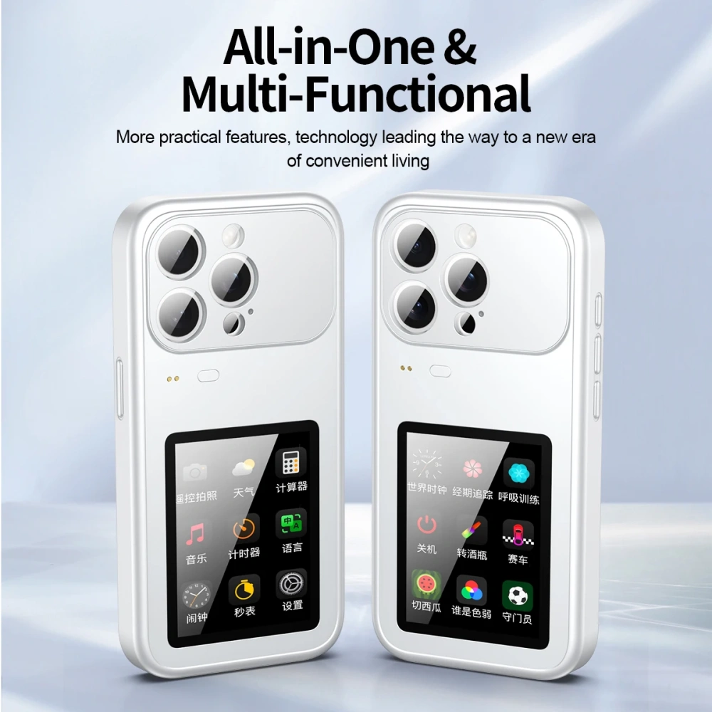Dynamic phone case, photo transfer, video playback, touch screen, multifunctional Bluetooth phone cover for iPhon