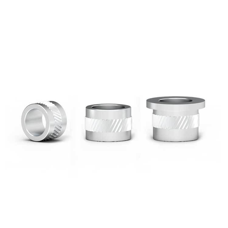 Aluminum Brass Material Spacer Bushing Pressure Limiter Bushing Automotive New Energy Plastic Housing Thread Protection Sleeve