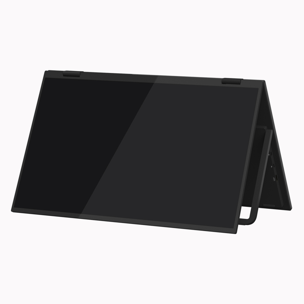 ZEUSLAP-Z15W 15.6" Dual Portable Monitor FHD 100% sRGB – Foldable Dual-Screen Laptop Extender for Mac & Windows, 1080P IPS, Type-C/HDMI, Travel-Friendly with Stand & 65W Charger