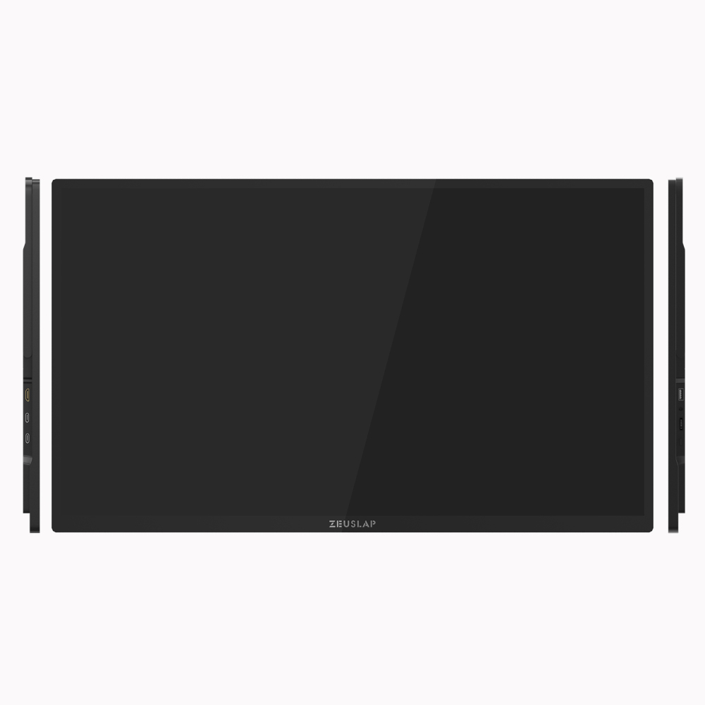 ZEUSLAP 22" 2.5K QHD Touchscreen Monitor – 4096-Level Stylus Pen, 100% sRGB, Anti-Glare, Thunderbolt/HDMI, 65W PD, for Design, Office & Gaming