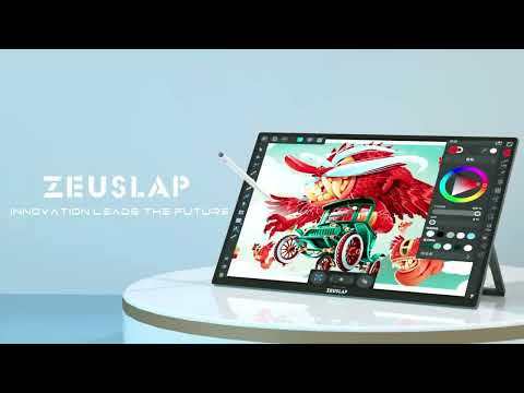 ZEUSLAP 22" 2.5K QHD Touchscreen Monitor – 4096-Level Stylus Pen, 100% sRGB, Anti-Glare, Thunderbolt/HDMI, 65W PD, for Design, Office & Gaming