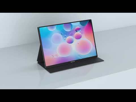 ZEUSLAP-P16 16" Portable Monitor - 1920x1200 FHD 100% sRGB, 400Nits, Dual Thunderbolt, 16:10 Aspect Ratio, Magnetic Sleeve & OD Boost