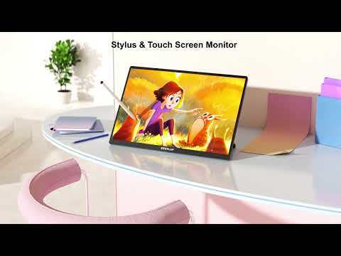 ZEUSLAP-P16 MAX PRO 16" 2.5K Touch Monitor - 2560x1600 120Hz, 4096-Level Stylus, 100% sRGB, Gravity Rotation, Dual Thunderbolt, OD Boost