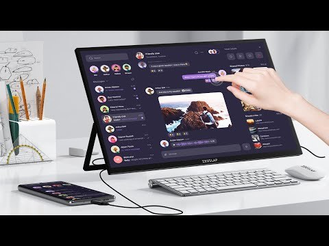 ZEUSLAP Z18T Pro 18.5"  FHD 100Hz Touch Monitor - 1920x1080P, MPP 2.0 Stylus Pen, Matte Anti-Glare Panel, 100% sRGB, Dual Thunderbolt Type C+HDMI, Back Stand & 30W Charger