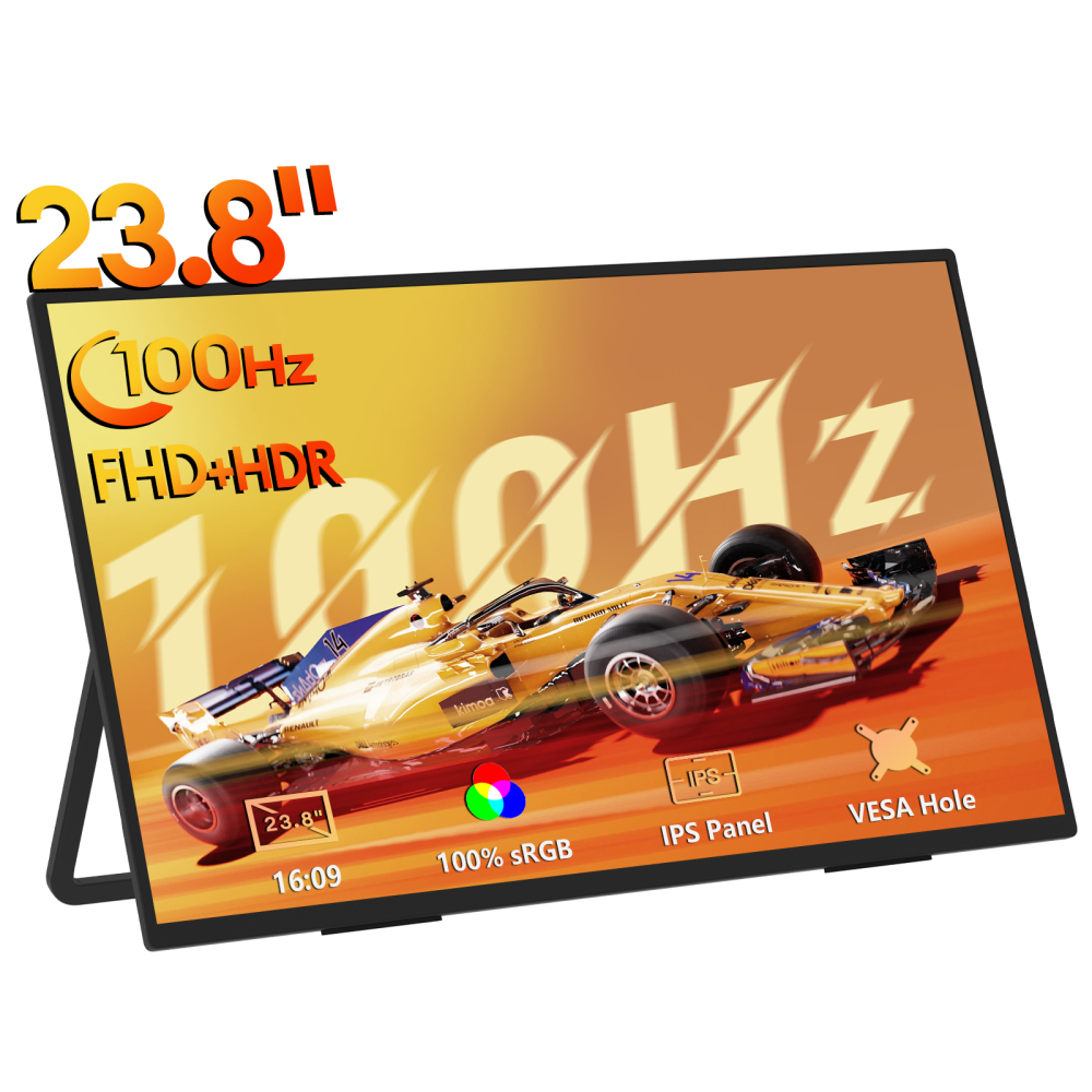 ZEUSLAP Z23 LITE – 23.8" 100Hz Portable Monitor