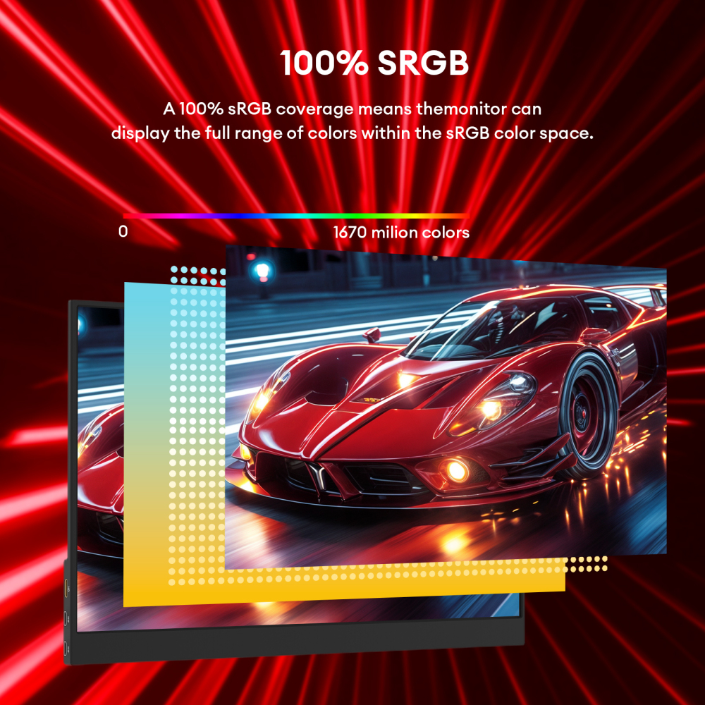 ZEUSLAP P16A – 16.1" 144Hz Premium Portable Monitor