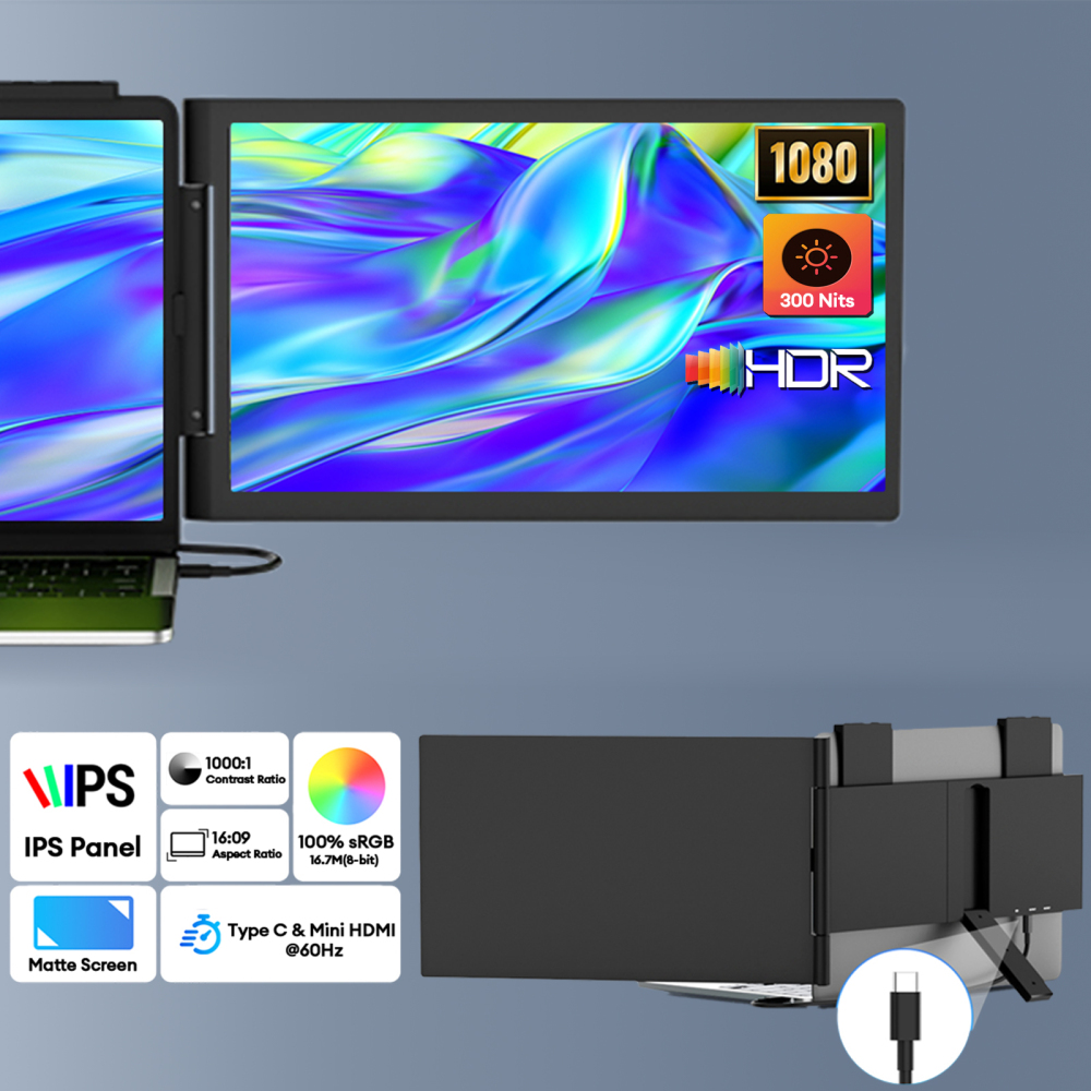ZEUSLAP Z14P – 14" FHD Matte Portable Monitor