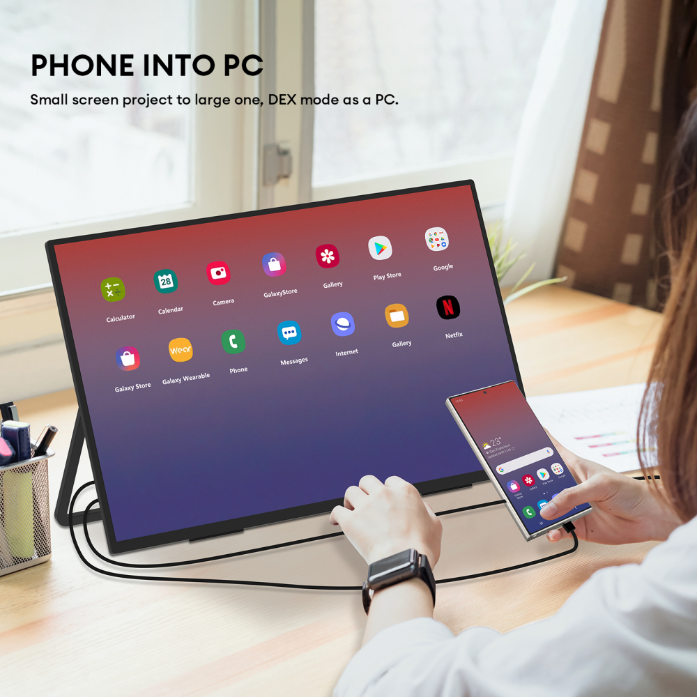 ZEUSLAP Z23 LITE – 23.8" 100Hz Portable Monitor