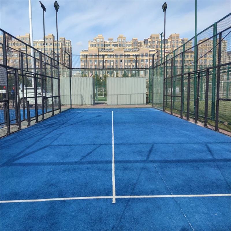 Mobile Panoramic Plate Padel Tennis Court Floating Plate Padelboll Tennis Court with Electric Tent Suspended Plate Tennis Court