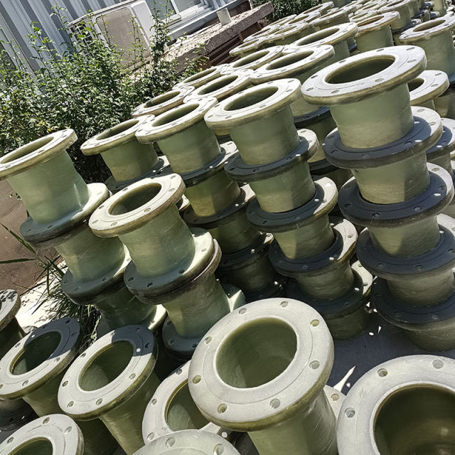 FRP High-Strength Ventilation and Irrigation Pipes with Three-Way Elbows Custom Cutting Processing Service
