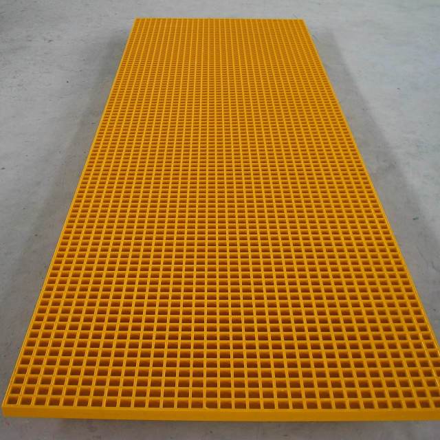 FRP grating concave top wastwater