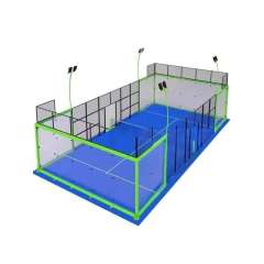 The Latest Outdoor Panoramic Plate Tennis Court in 2026, Supporting Customization and Online Installation Guidance