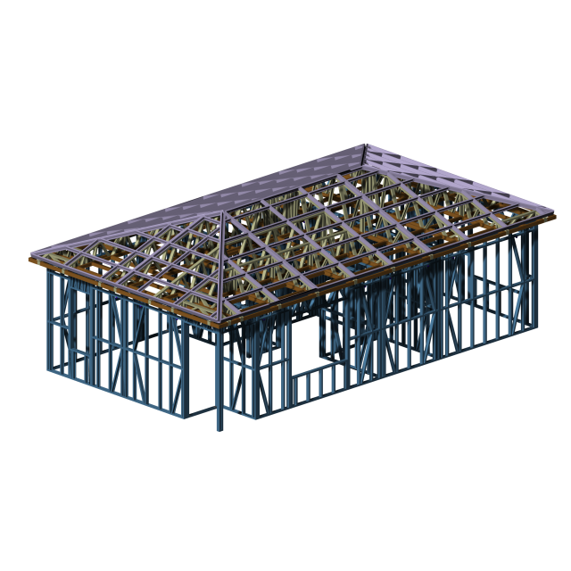 Customized Steel Structure Prefabricated Metal Frame Factory Workshop Building Construction