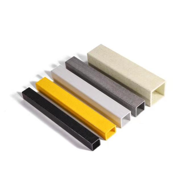 Durable Fiberglass Rectangle Tube Pultrusion FRP Profiles FRP square Tube