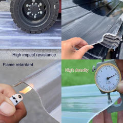 Corrosion High Strength Corrugated FRP Sheets Light Weight Fiberglass Panels