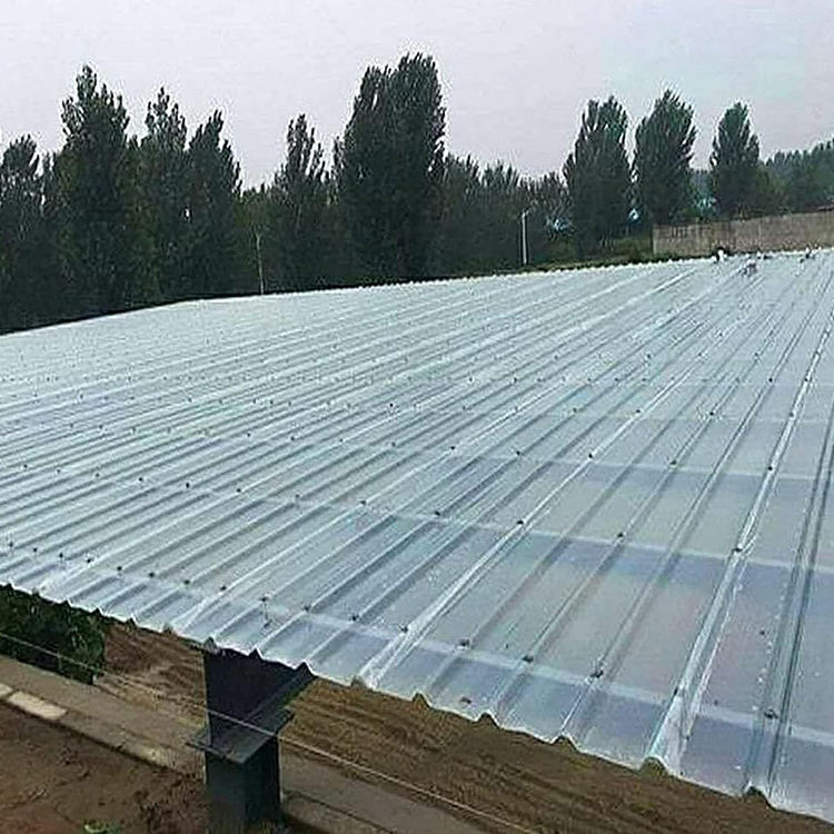 Corrosion High Strength Corrugated FRP Sheets Light Weight Fiberglass Panels