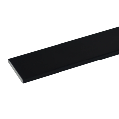 Black Aluminum Flat Bar