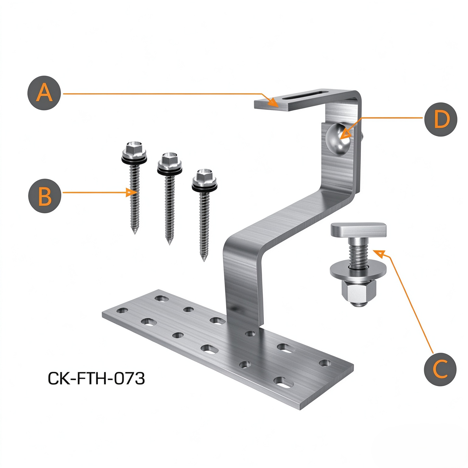 Adjustable Tile Roof Mounting CK-SR Series