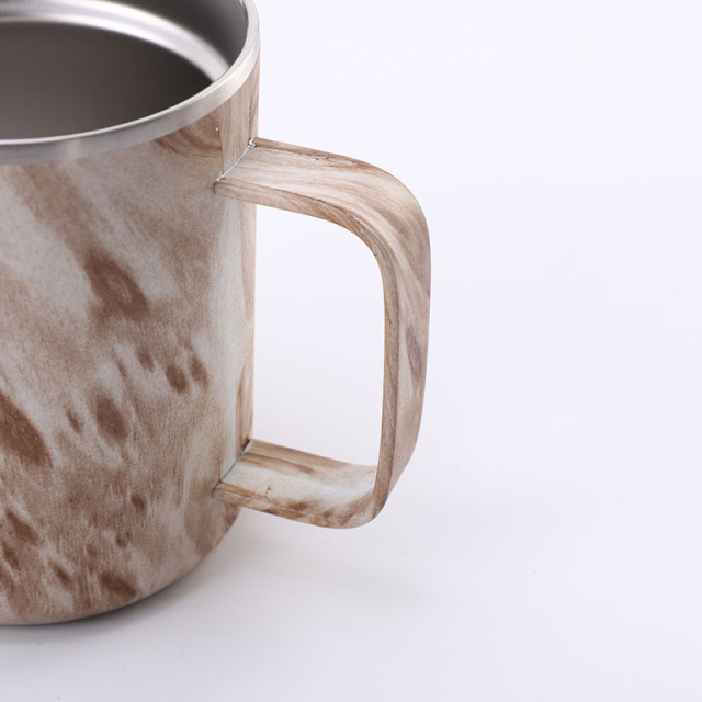 Wholesale 12oz Stainless Steel Handle Mugs - B2B Premium Drinkware