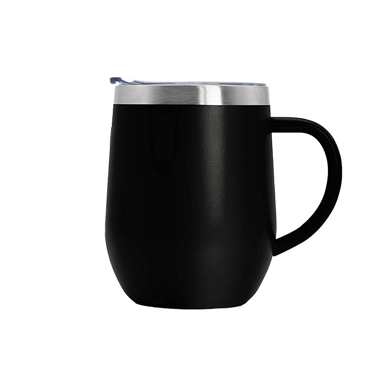 Wholesale 12oz Stainless Steel Handle Mugs - B2B Drinkware Supplier