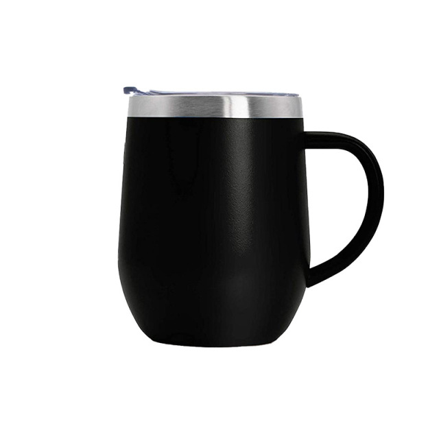 Wholesale 12oz Stainless Steel Handle Mugs - B2B Drinkware Supplier