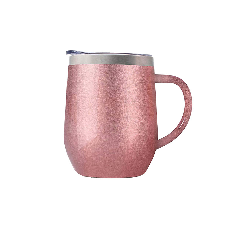 Wholesale 12oz Stainless Steel Handle Mugs - B2B Drinkware Supplier