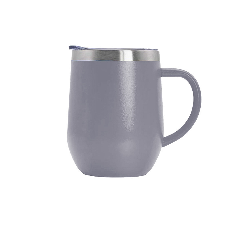 Wholesale 12oz Stainless Steel Handle Mugs - B2B Drinkware Supplier