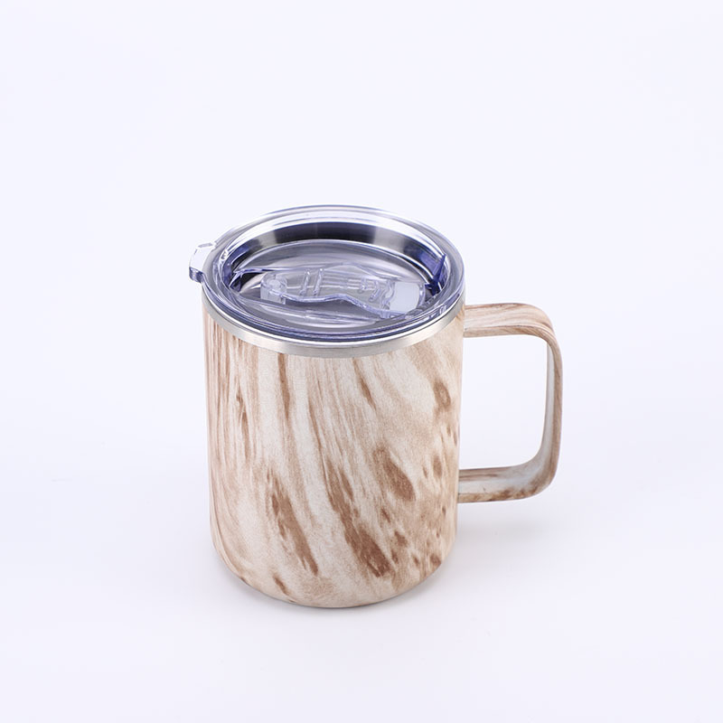 Wholesale 12oz Stainless Steel Handle Mugs - B2B Premium Drinkware