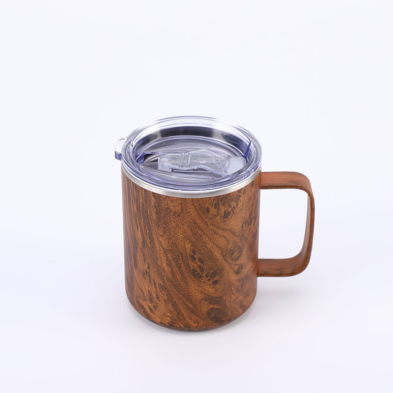Wholesale 12oz Stainless Steel Handle Mugs - B2B Premium Drinkware