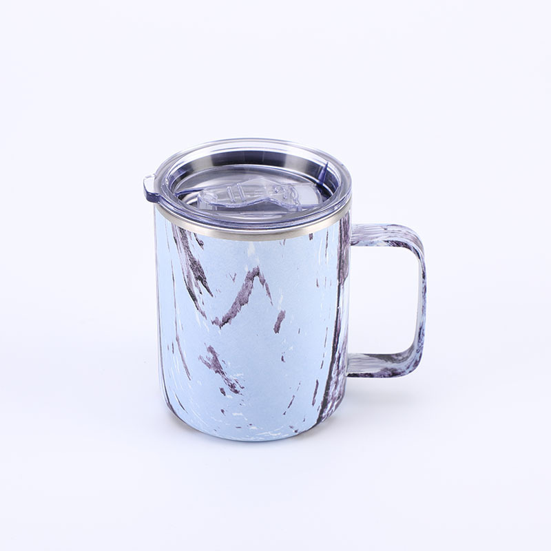 Wholesale 12oz Stainless Steel Handle Mugs - B2B Premium Drinkware