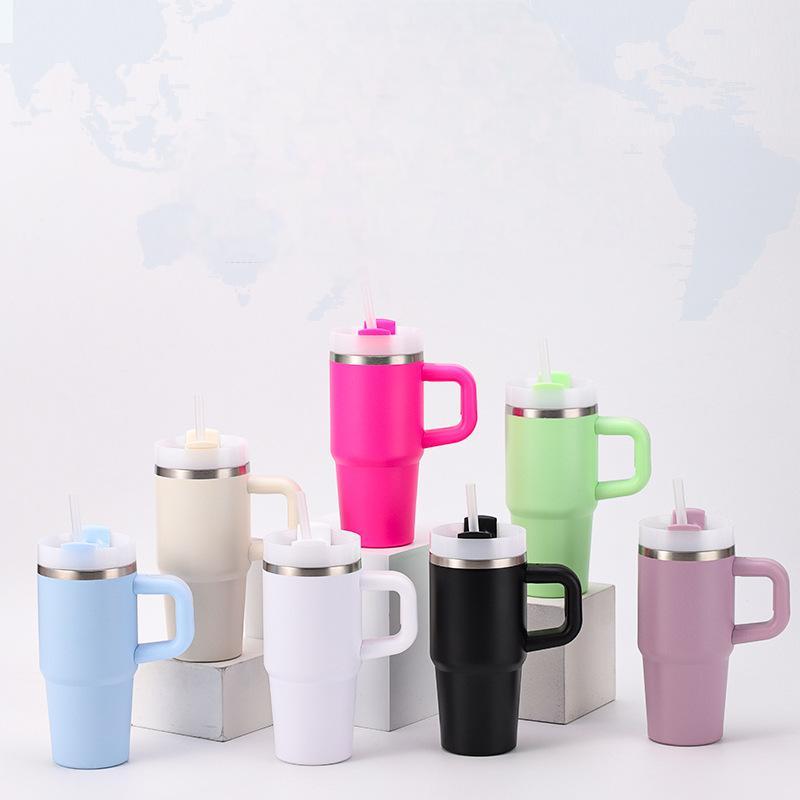 Wholesale 14oz Stainless Steel Tumblers with Handle - B2B Drinkware Supplier