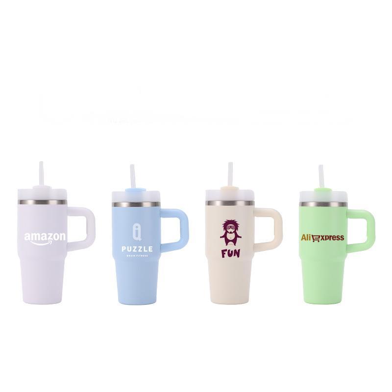 Wholesale 14oz Stainless Steel Tumblers with Handle - B2B Drinkware Supplier