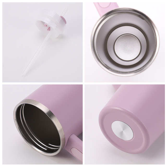 Wholesale 14oz Stainless Steel Tumblers with Handle - B2B Drinkware Supplier